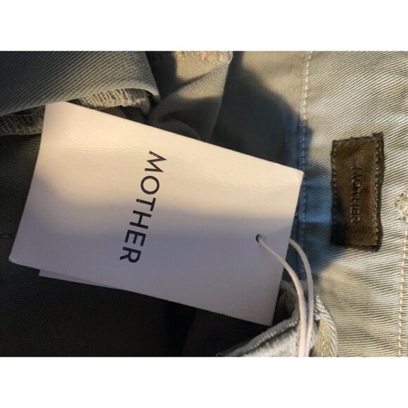 NWT Mother Army Green High Waisted Curbside Utility Sneak Spoiler Alert Size 34 - Picture 7 of 7